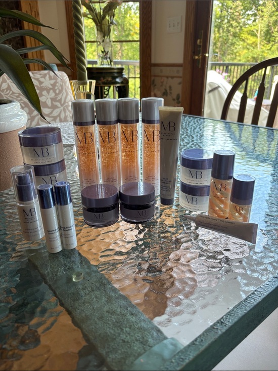 Meaningful Beauty Other - Meaningful Beauty Skincare Collection with Purple and Gold Bottles